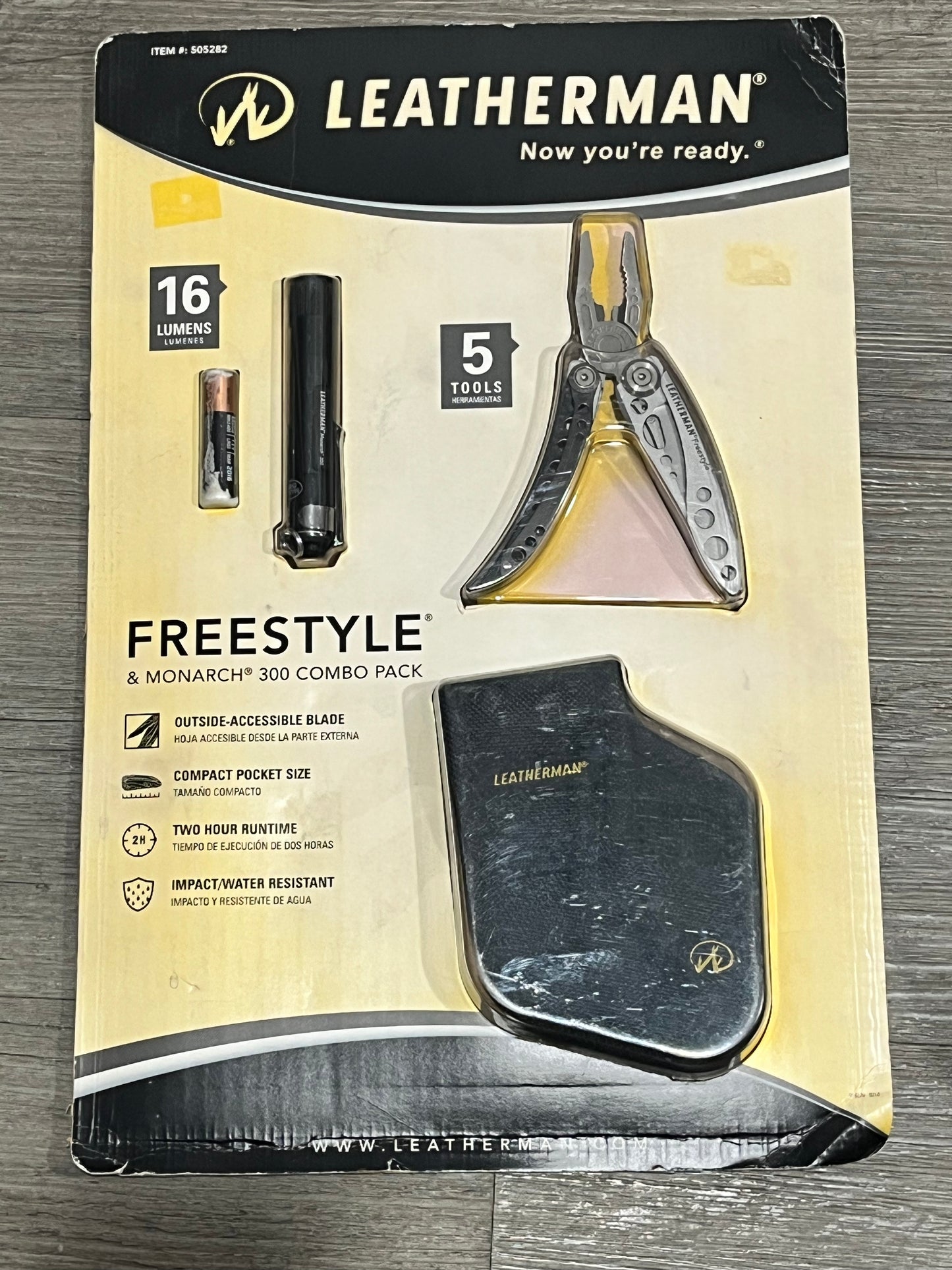 Leatherman Freestyle Tool and Monarch 300 Combo Pack