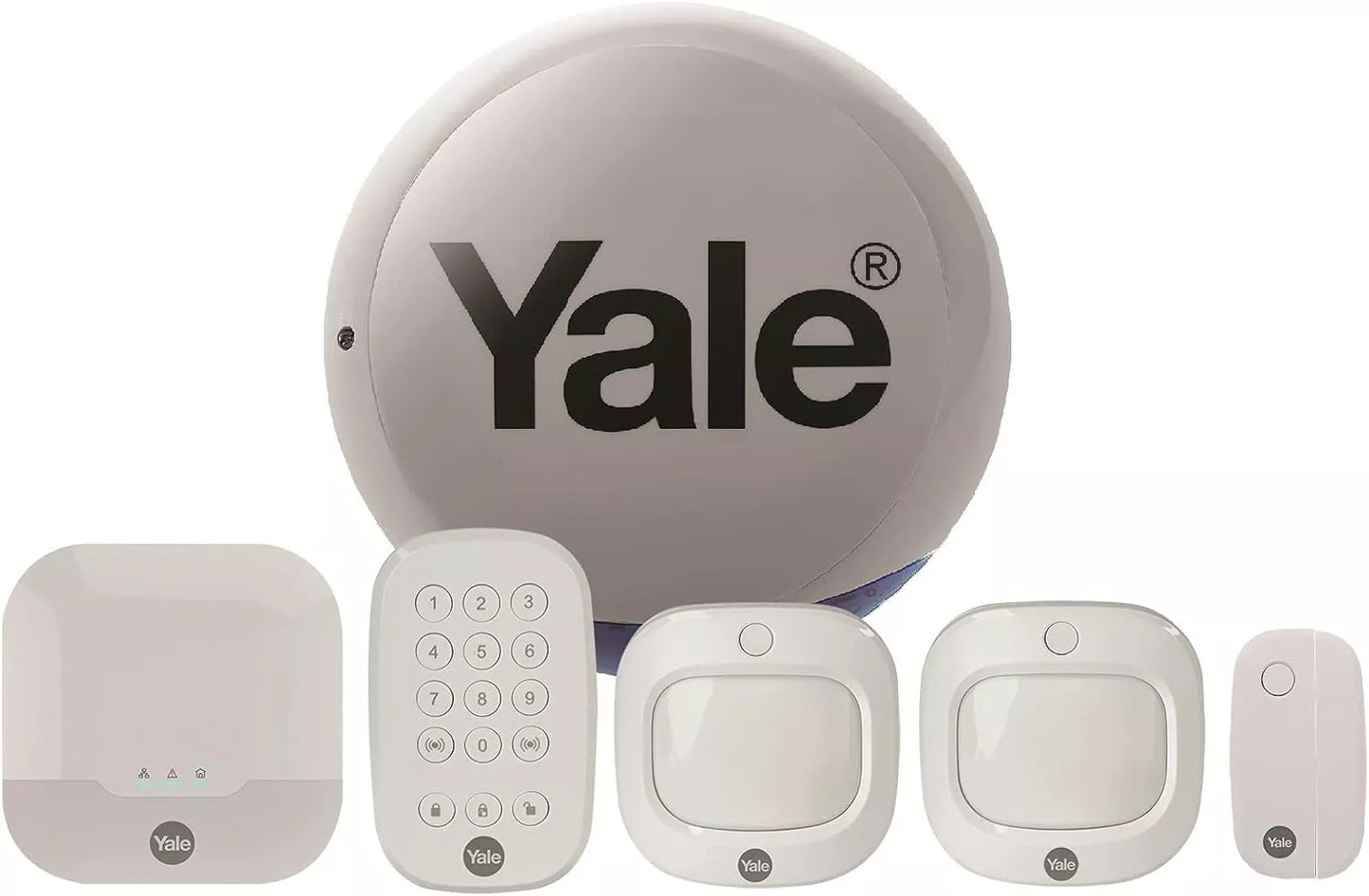 Yale Sync Smart Home 6 Piece Grey Alarm Kit IA-320G inc Siren