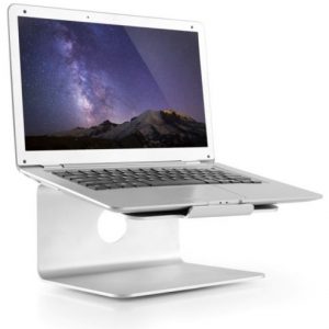 Aluminium 360 Desktop Riser Stand for Macbook iPad Air Pro and 11-17 Laptops