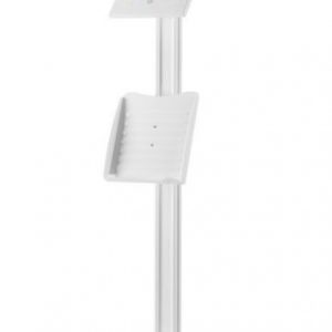 Anti-theft Floor Stand Catalogue Holder For iPad 2/3/4/Air/Air2/Pro 9.7 White